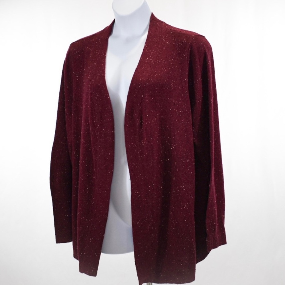 Karen Scott Curved Hem Cardigan